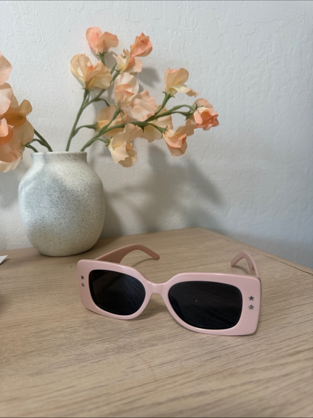 Cosplay Stylish Pink Rectangular Women's Sunglasses